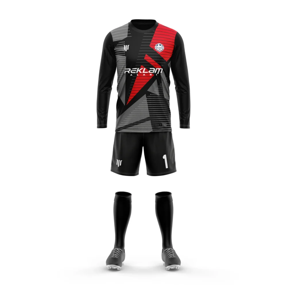 Marinspor Kaleci Forma KL014 Kırmızı-Siyah-Gri