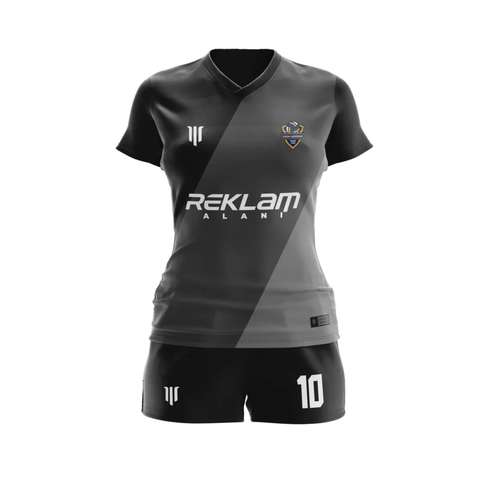 Marinspor Voleybol Forma V010 Siyah-Gri