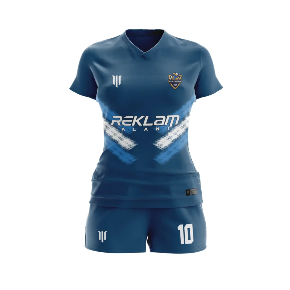 Marinspor Voleybol Forma V004 Mavi-Beyaz