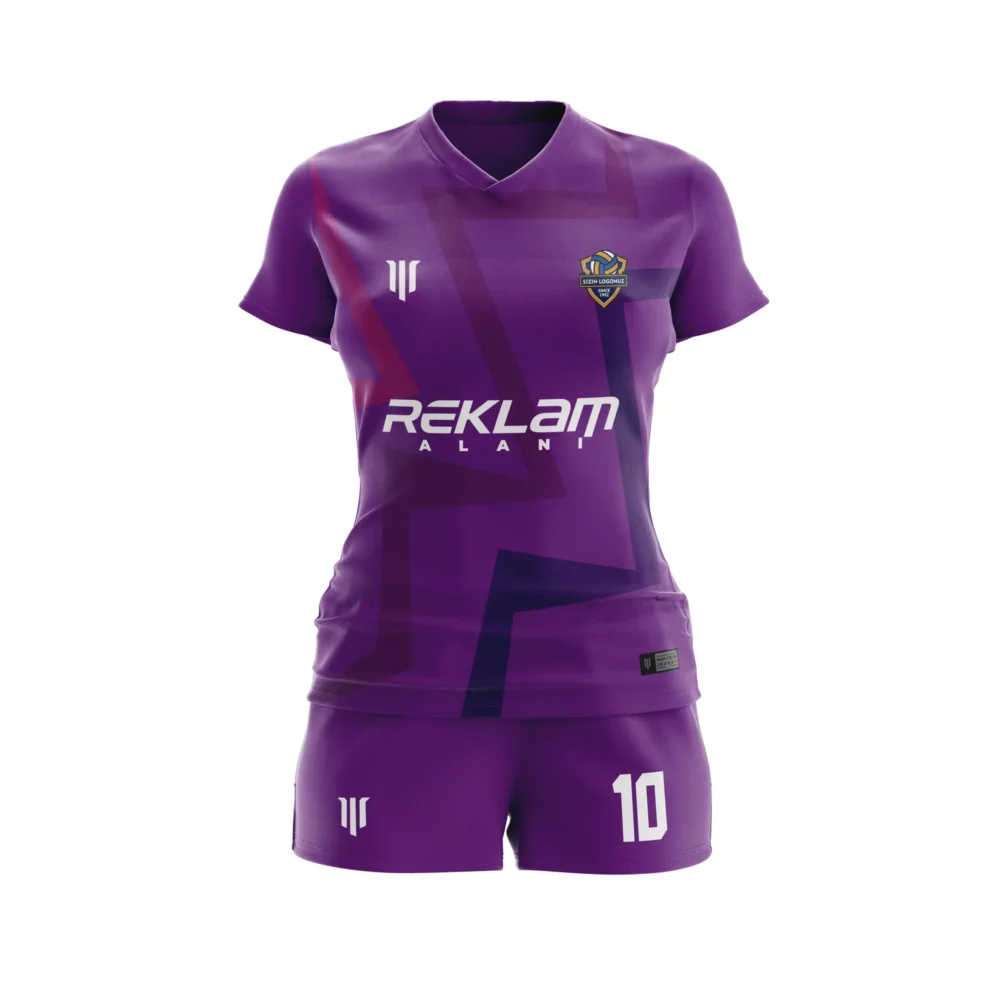 Marinspor Voleybol Forma V006 Mor-Pembe