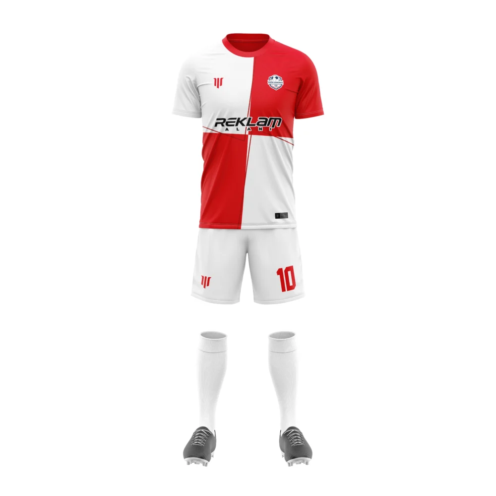 Marinspor Futbol Forma F002 Kırmızı-Beyaz