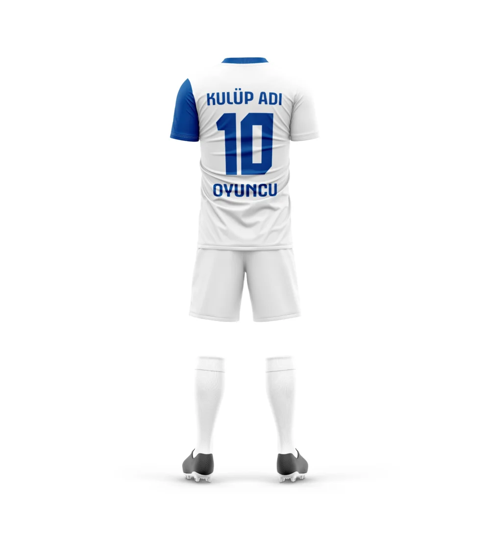 Marinspor Futbol Forma F002 Mavi-Beyaz - Görsel 2
