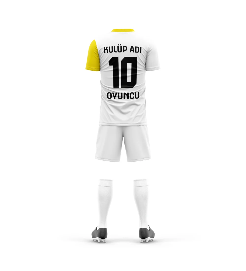 Marinspor Futbol Forma F002 Sarı-Beyaz - Görsel 2