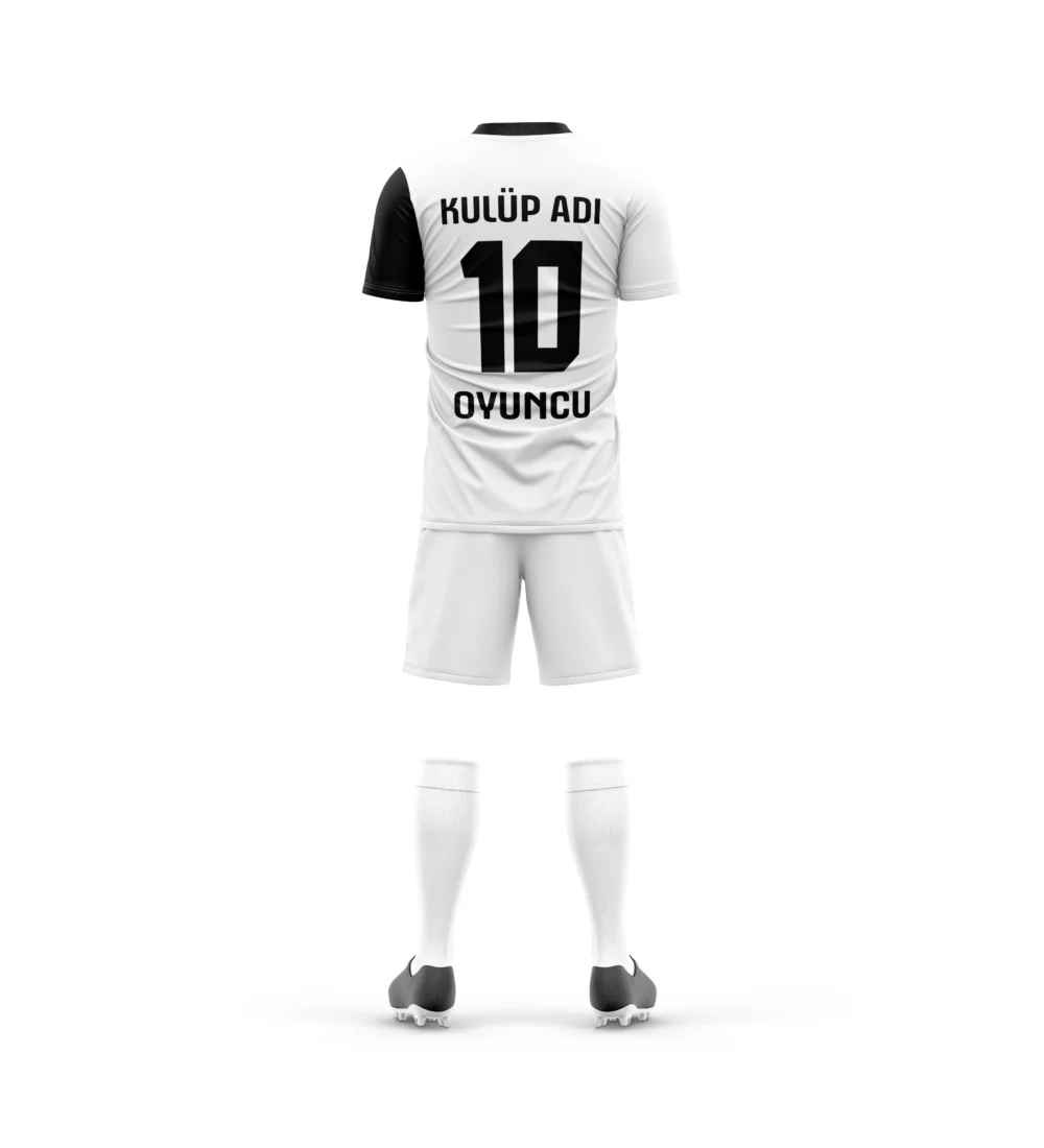 Marinspor Futbol Forma F002 Siyah-Beyaz - Görsel 2