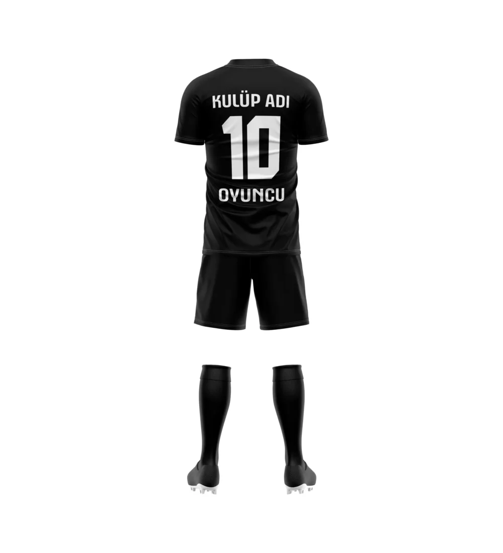 Marinspor Futbol Forma F003 Beyaz-Siyah - Görsel 2