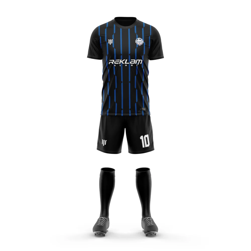 Marinspor Futbol Forma F003 Mavi-Siyah