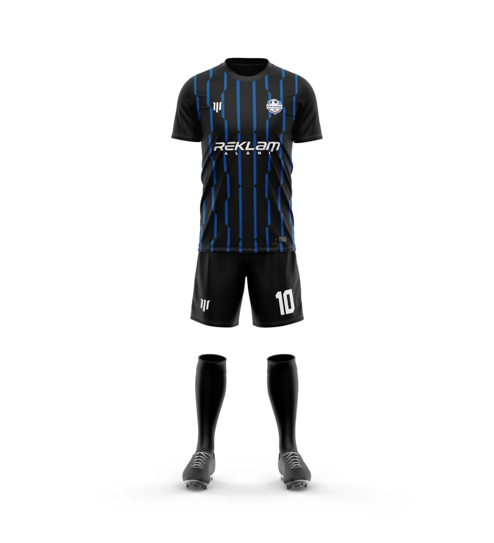 Marinspor Futbol Forma F003 Mavi-Siyah