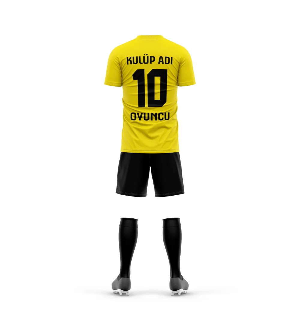 Marinspor Futbol Forma F004 Sarı-Siyah - Görsel 2