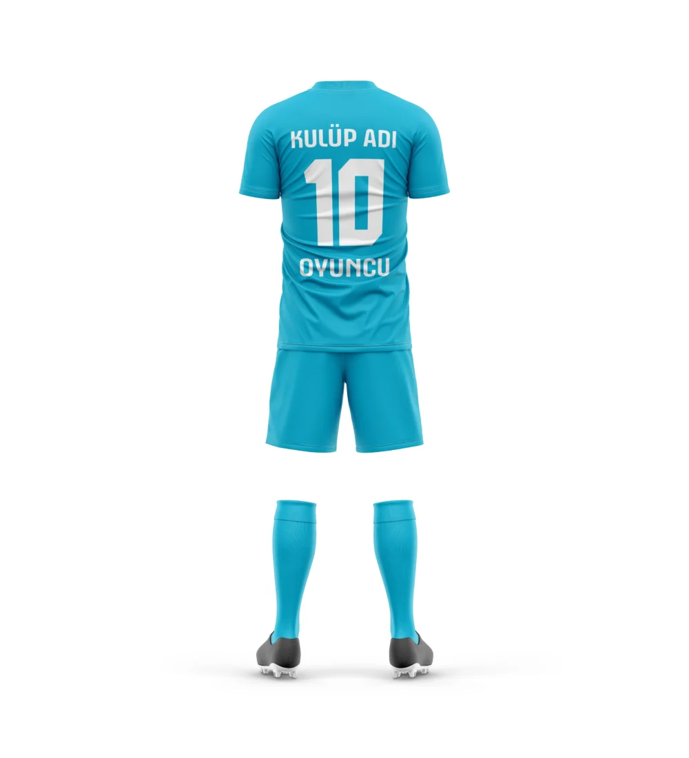 Marinspor Futbol Forma F004 Turkuaz-Beyaz - Görsel 2