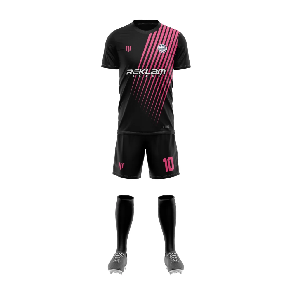 Marinspor Futbol Forma F005 Pembe-Siyah