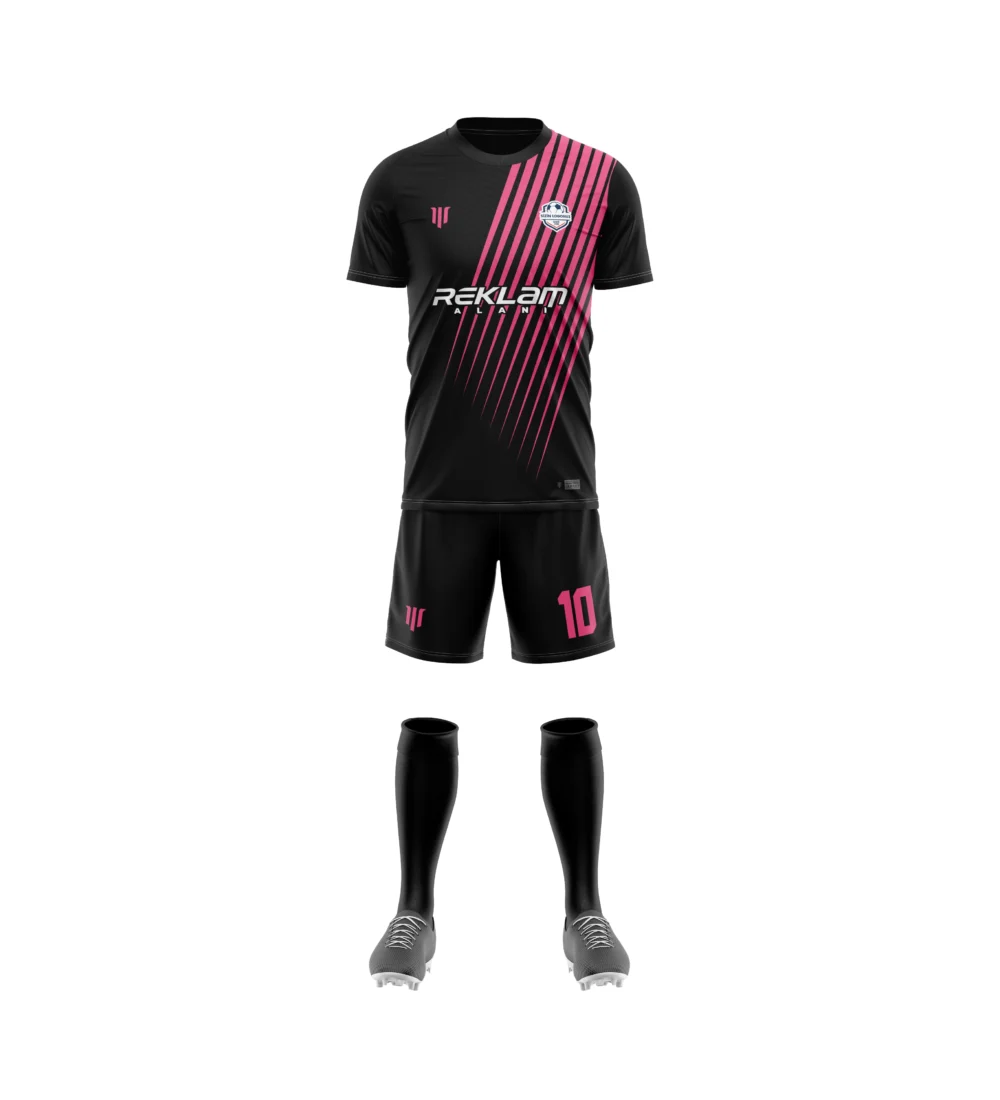 Marinspor Futbol Forma F005 Pembe-Siyah