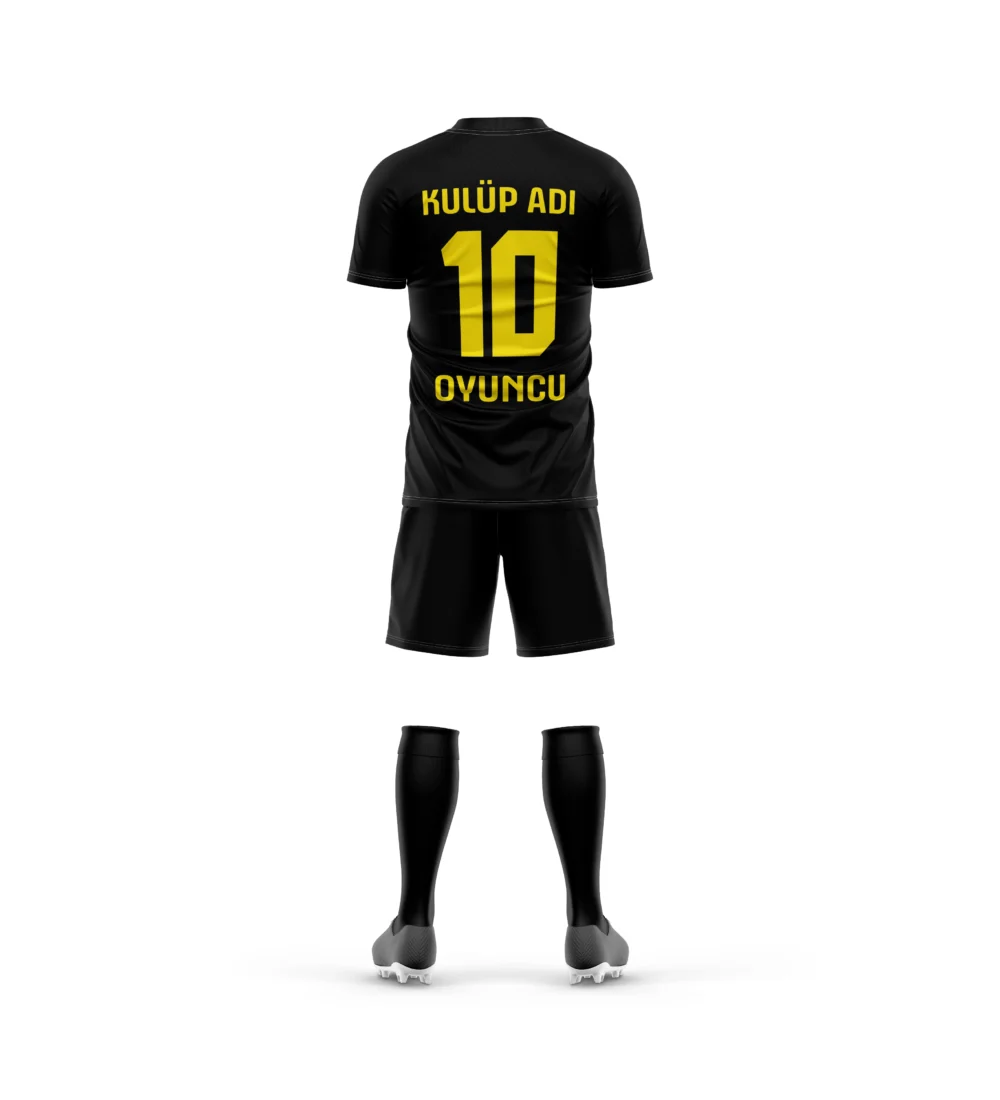 Marinspor Futbol Forma F005 Sarı-Siyah - Görsel 2