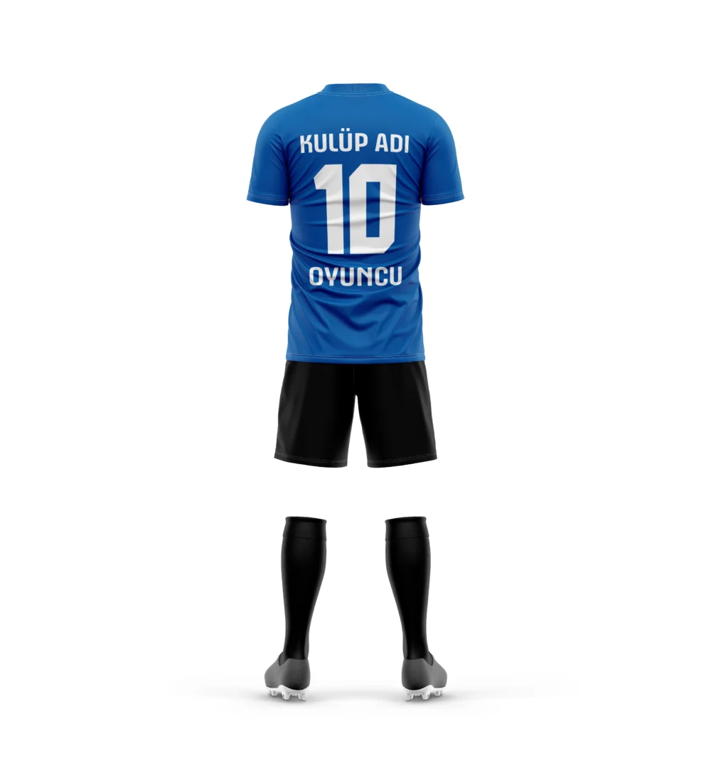 Marinspor Futbol Forma F005 Siyah-Mavi - Görsel 2