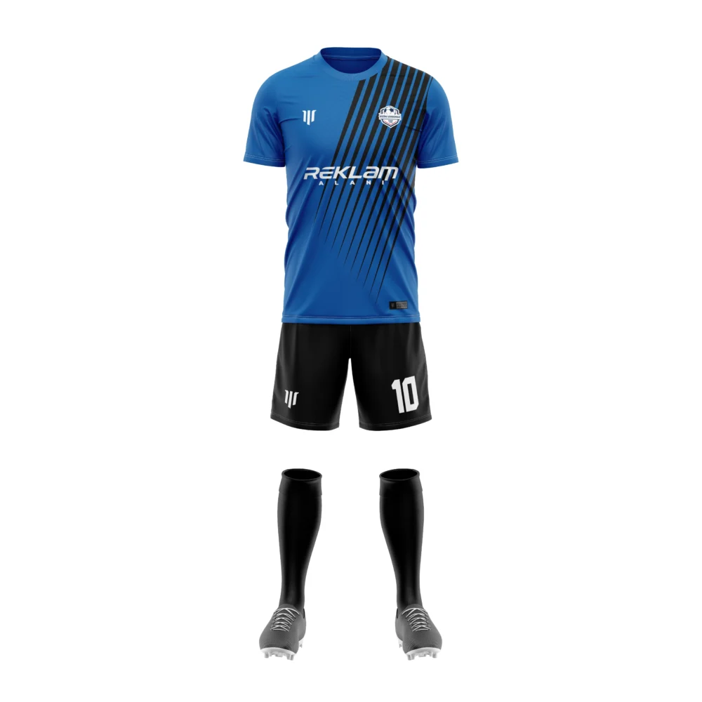 Marinspor Futbol Forma F005 Siyah-Mavi