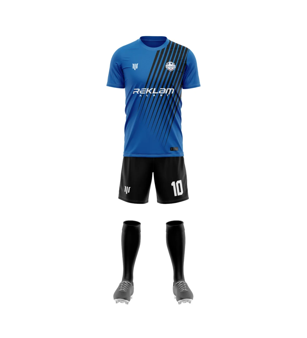 Marinspor Futbol Forma F005 Siyah-Mavi