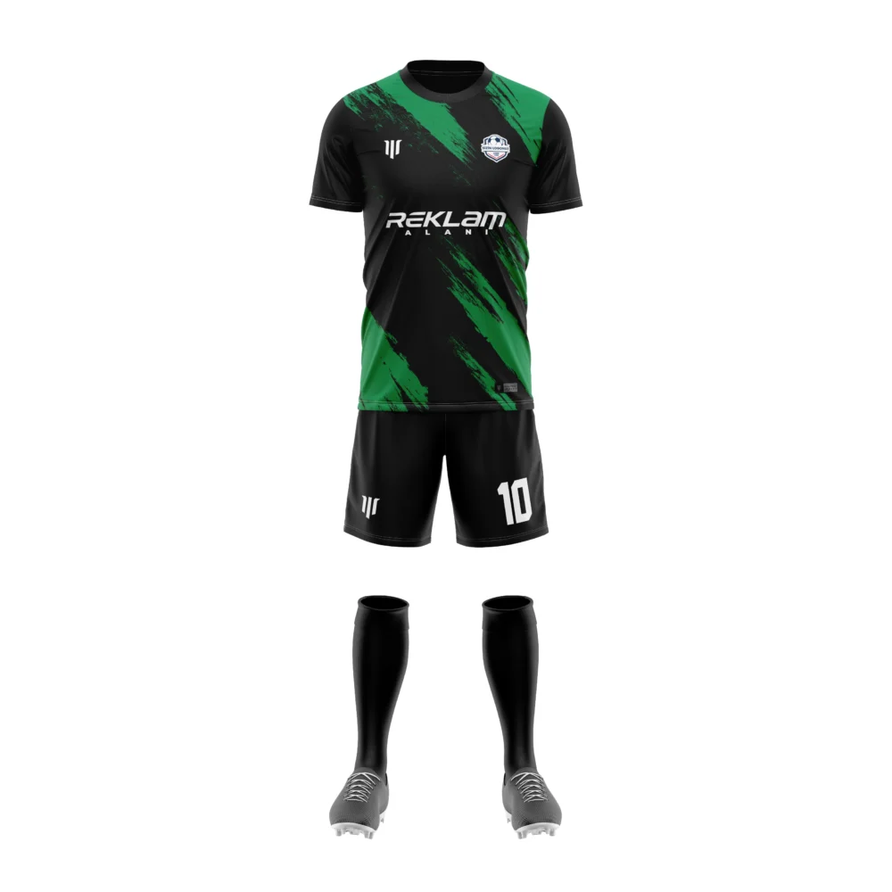 Marinspor Futbol Forma F006 Siyah-Yeşil