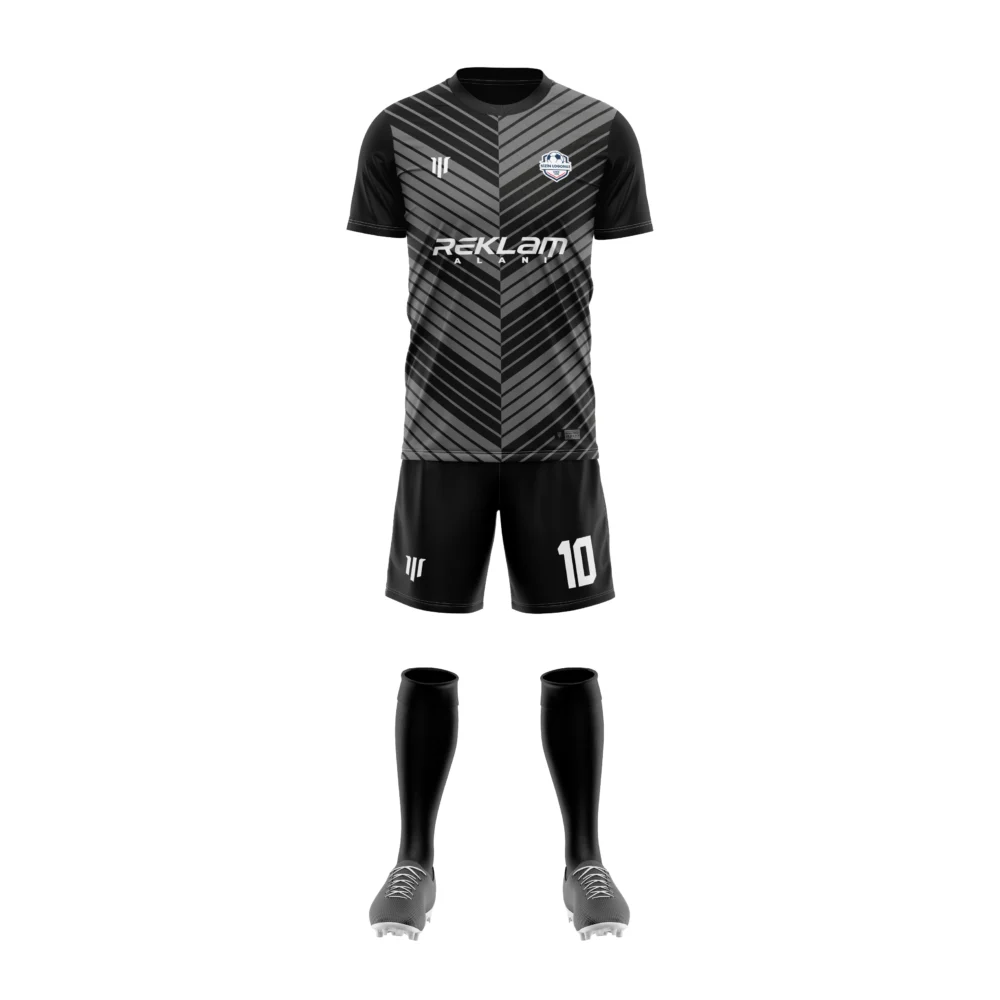 Marinspor Futbol Forma F008 Gri-Siyah