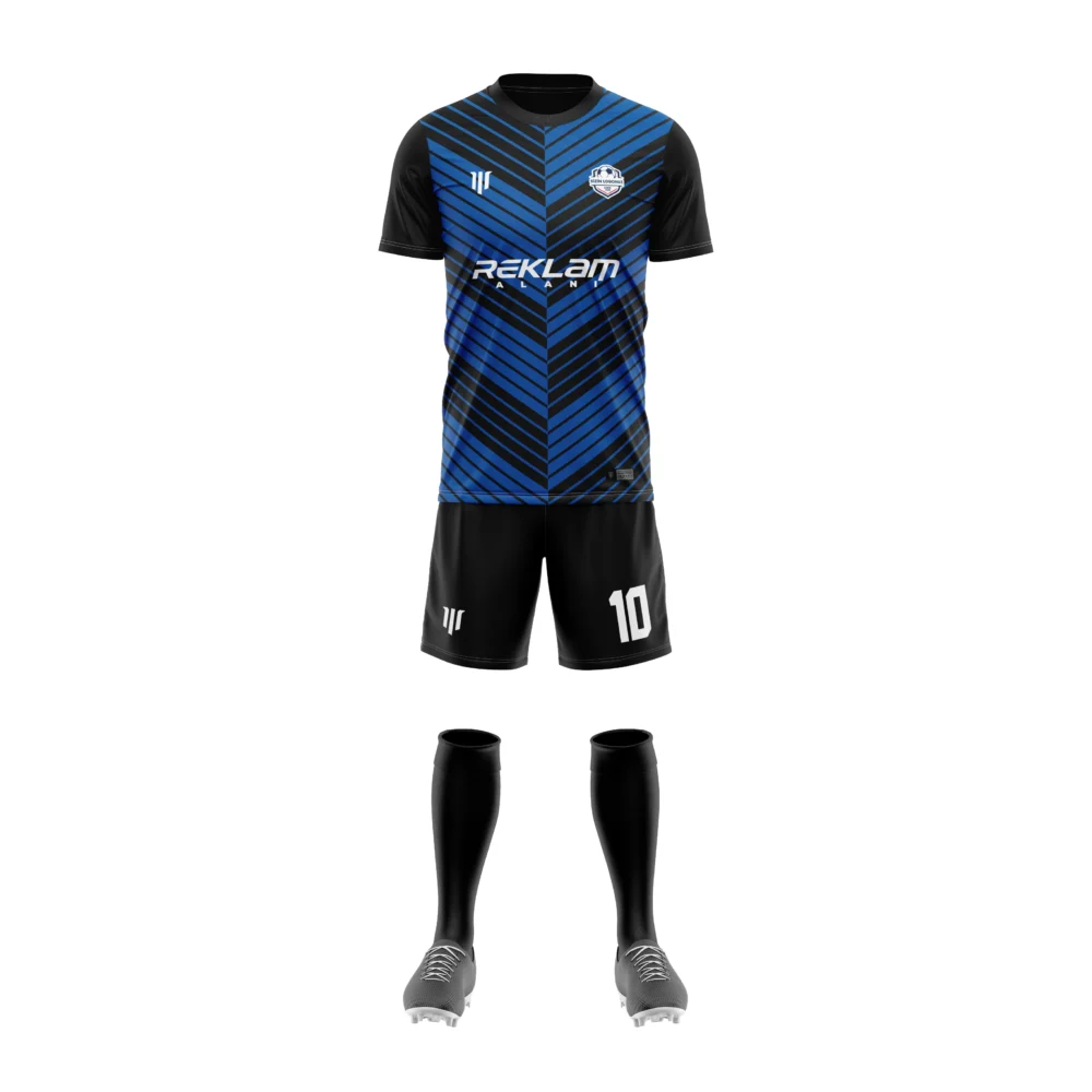 Marinspor Futbol Forma F008 Mavi-Siyah