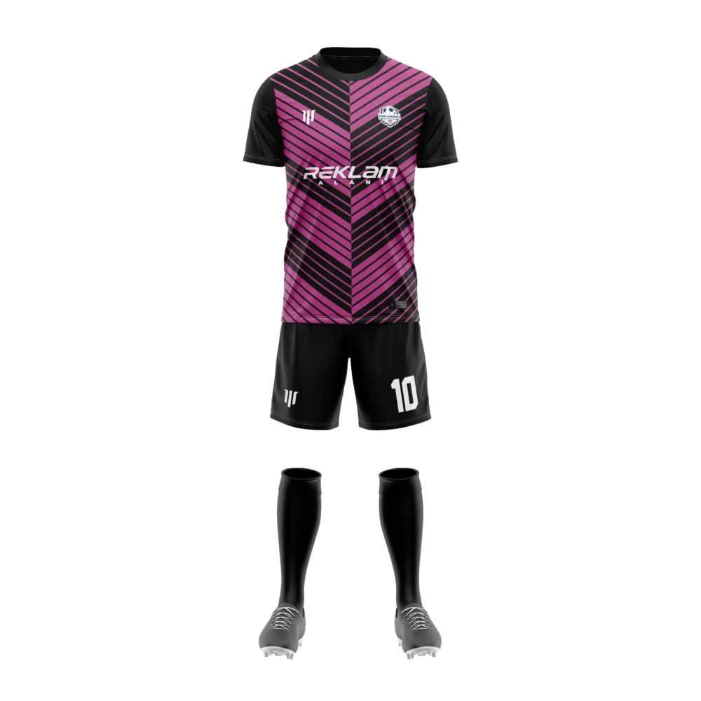 Marinspor Futbol Forma F008 Pembe-Siyah