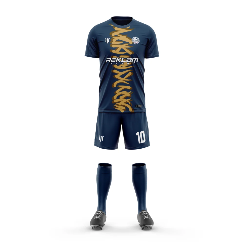 Marinspor Futbol Forma F009 Gold-Lacivert