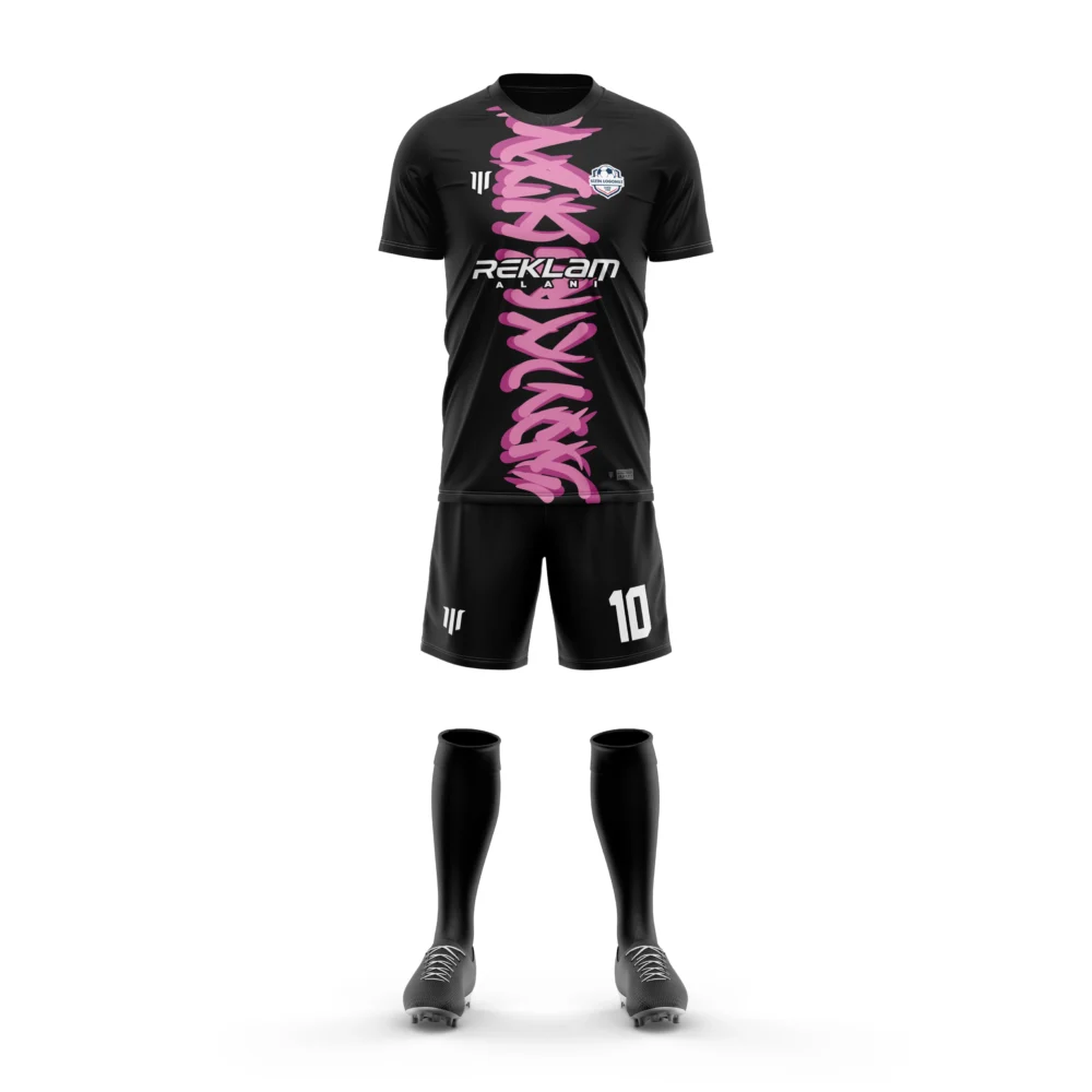 Marinspor Futbol Forma F009 Pembe-Siyah
