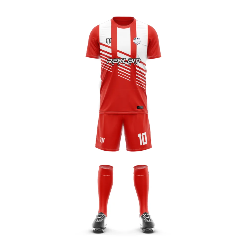 Marinspor Futbol Forma F011 Kırmızı-Beyaz