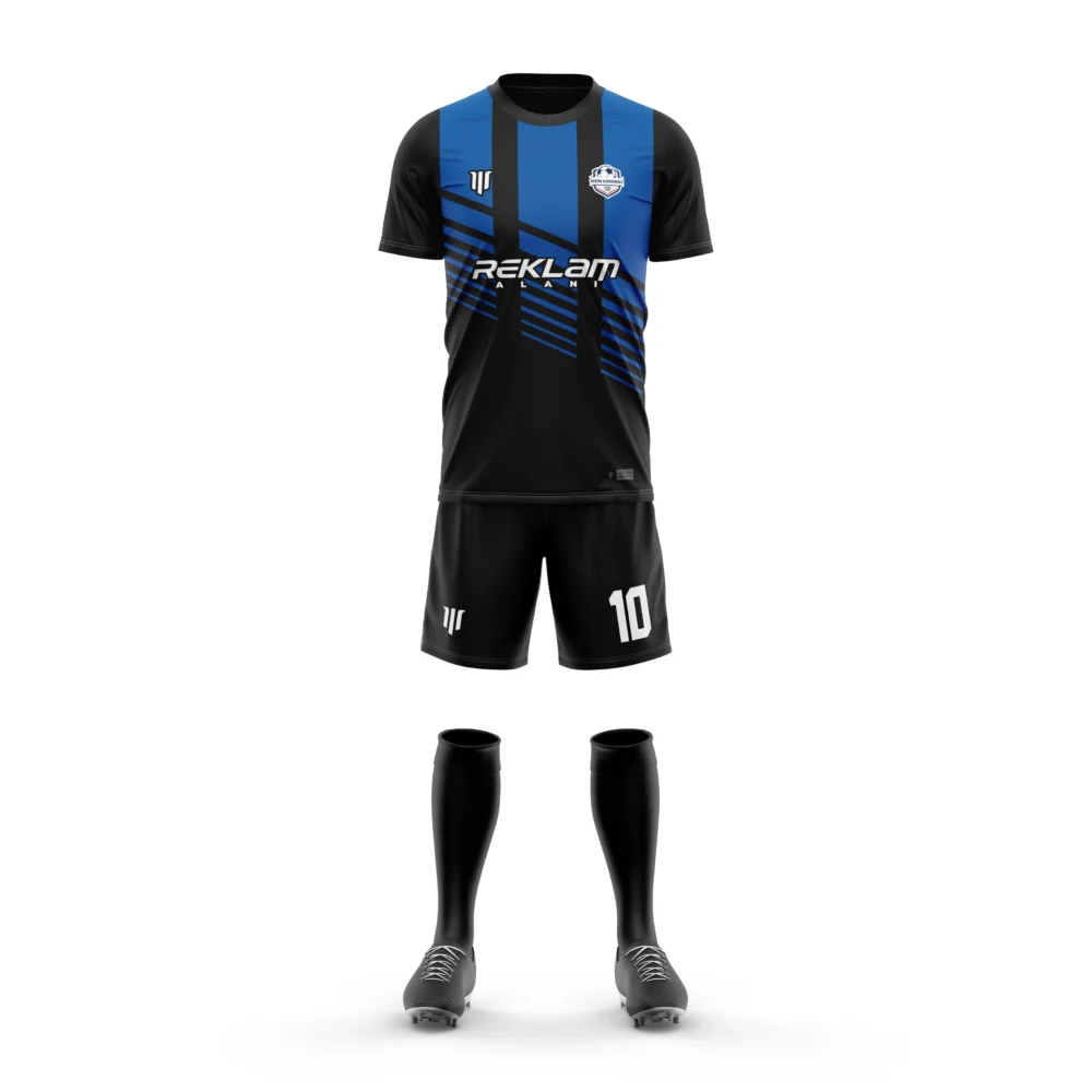 Marinspor Futbol Forma F011 Mavi-Siyah