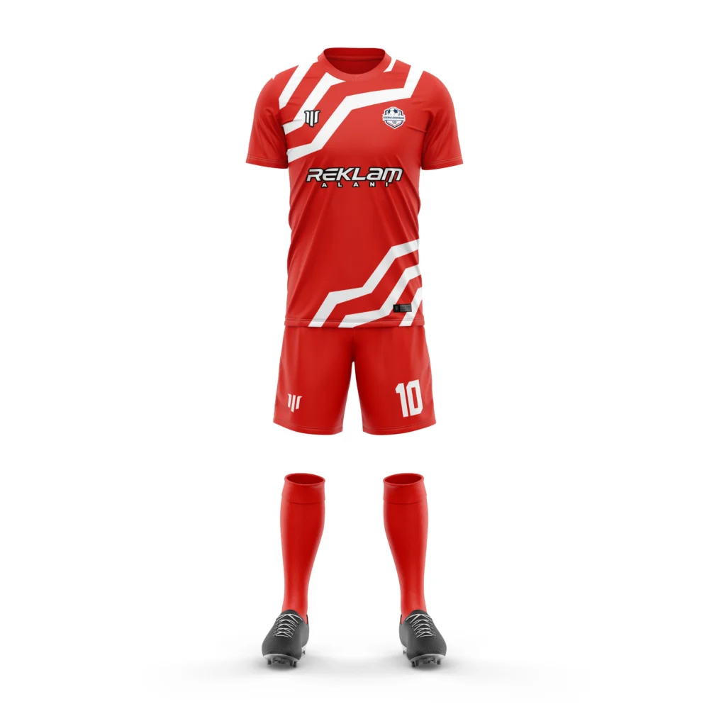 Marinspor Futbol Forma F012 Beyaz-Kırmızı