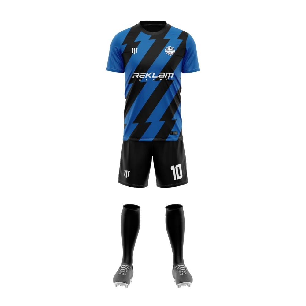 Marinspor Futbol Forma F013 Mavi-Siyah