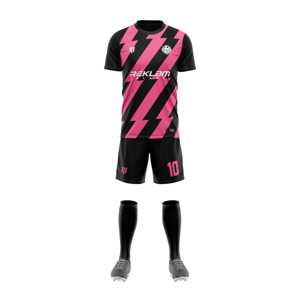 Marinspor Futbol Forma F013 Pembe-Siyah