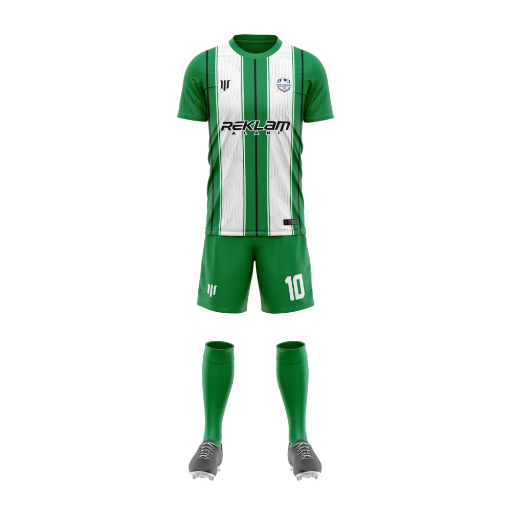 Marinspor Futbol Forma F014 Yeşil-Beyaz-Siyah