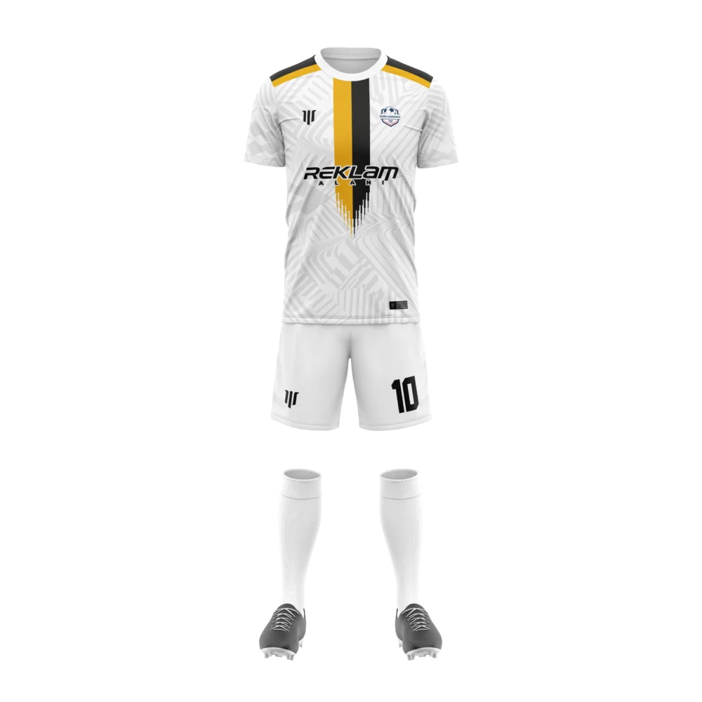 Marinspor Futbol Forma F018 Turuncu-Beyaz-Siyah