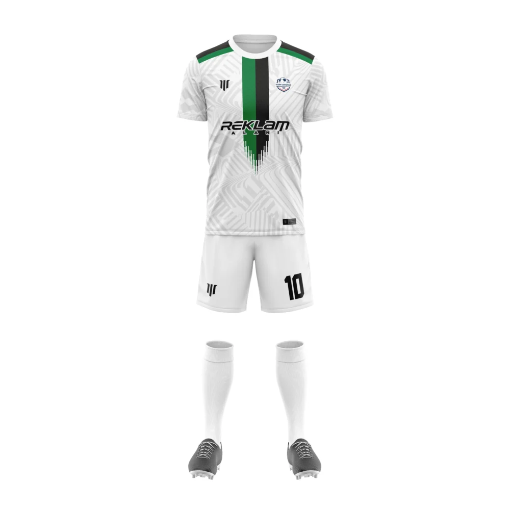 Marinspor Futbol Forma F018 Yeşil-Beyaz-Siyah