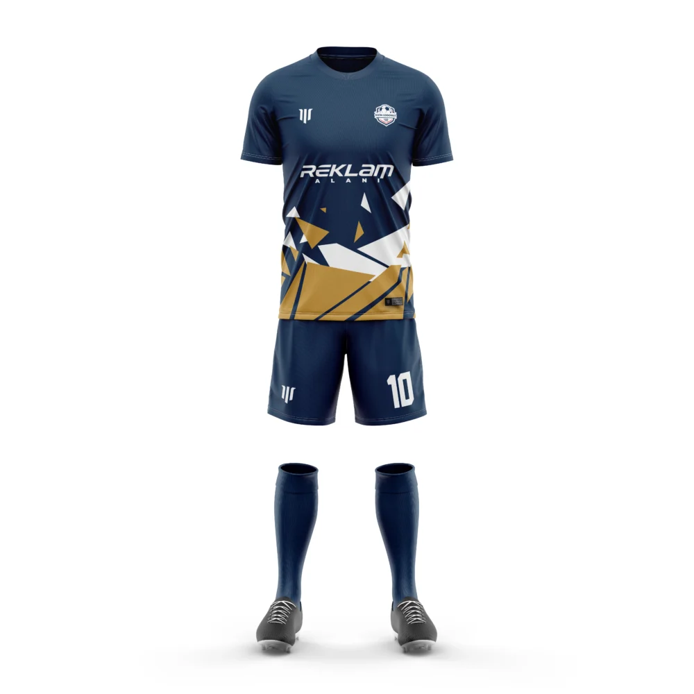Marinspor Futbol Forma F020 Lacivert-Gold-Beyaz