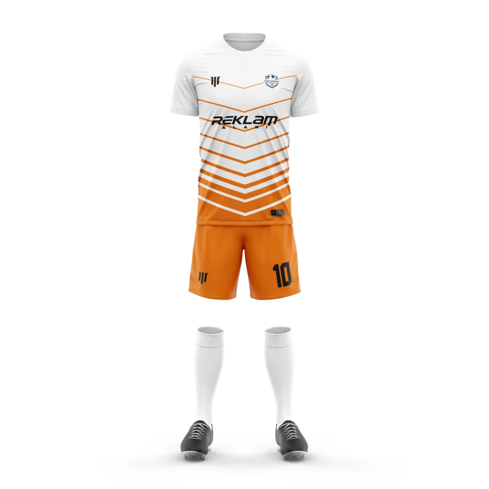 Marinspor Futbol Forma F021 Turuncu-Beyaz