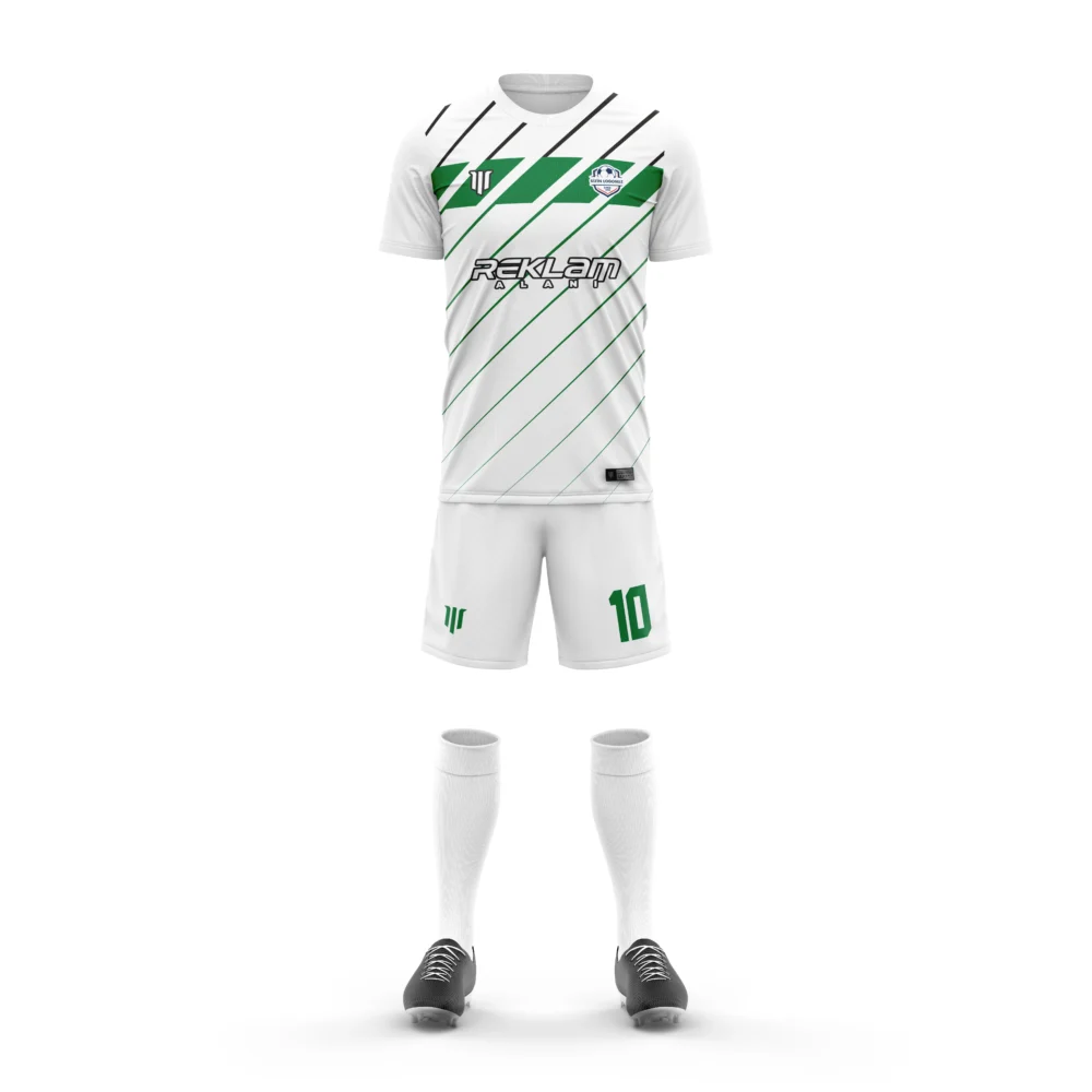 Marinspor Futbol Forma F025 Beyaz-Yeşil-Siyah