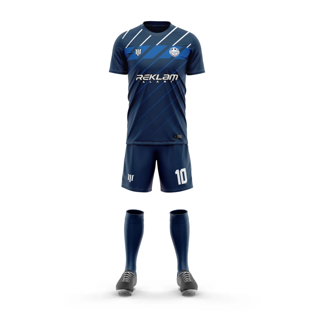 Marinspor Futbol Forma F025 Lacivert-Mavi-Beyaz