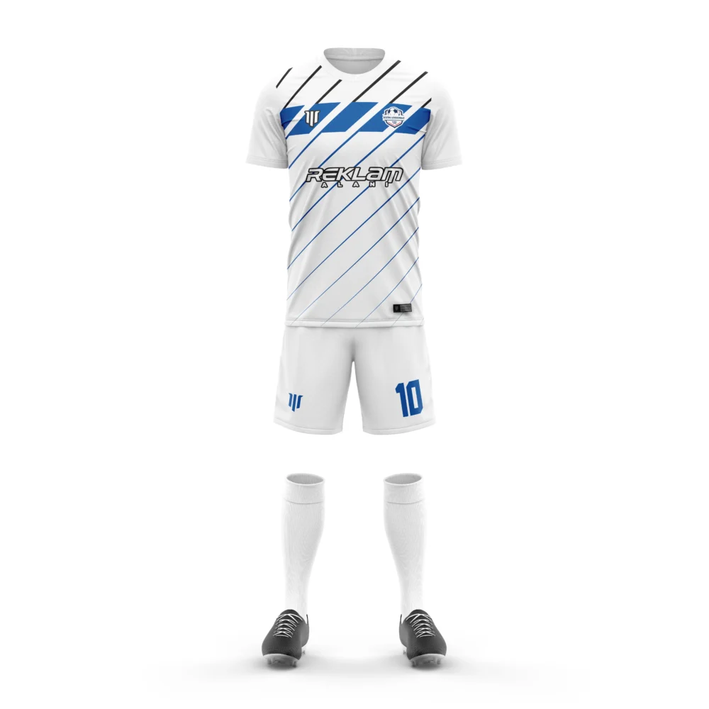 Marinspor Futbol Forma F025 Mavi-Siyah-Beyaz