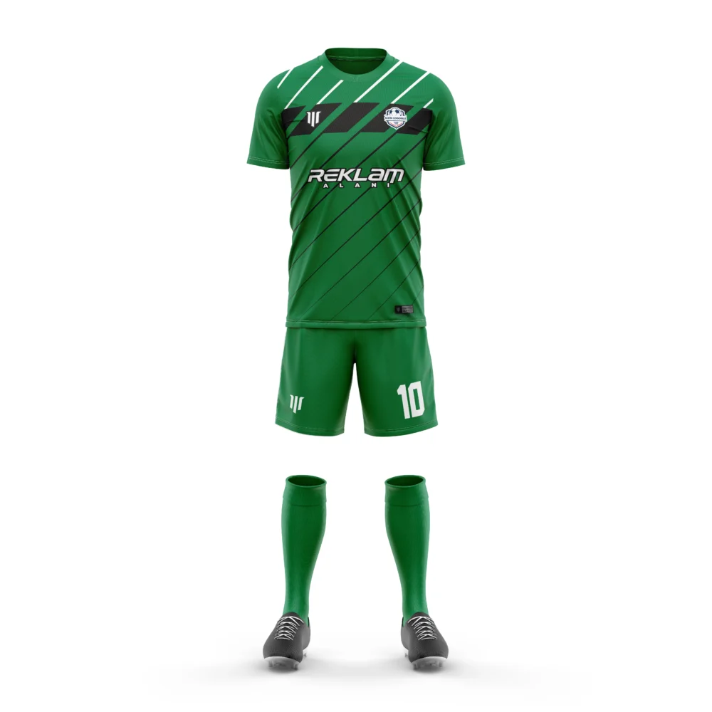Marinspor Futbol Forma F025 Yeşil-Siyah-Beyaz