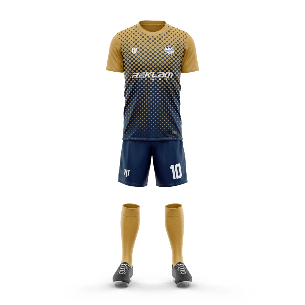 Marinspor Futbol Forma F026 Gold-Lacivert