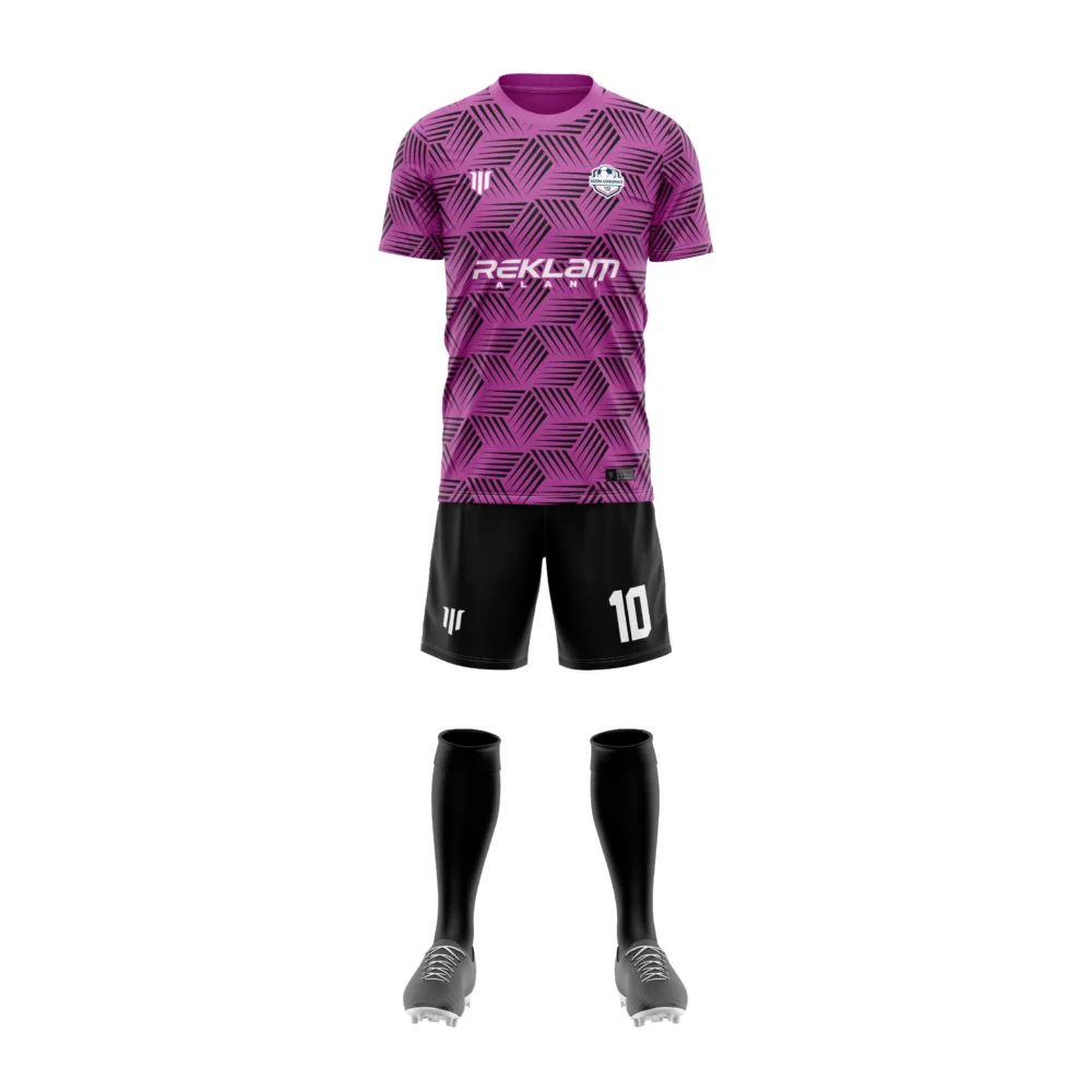 Marinspor Futbol Forma F027 Pembe-Siyah