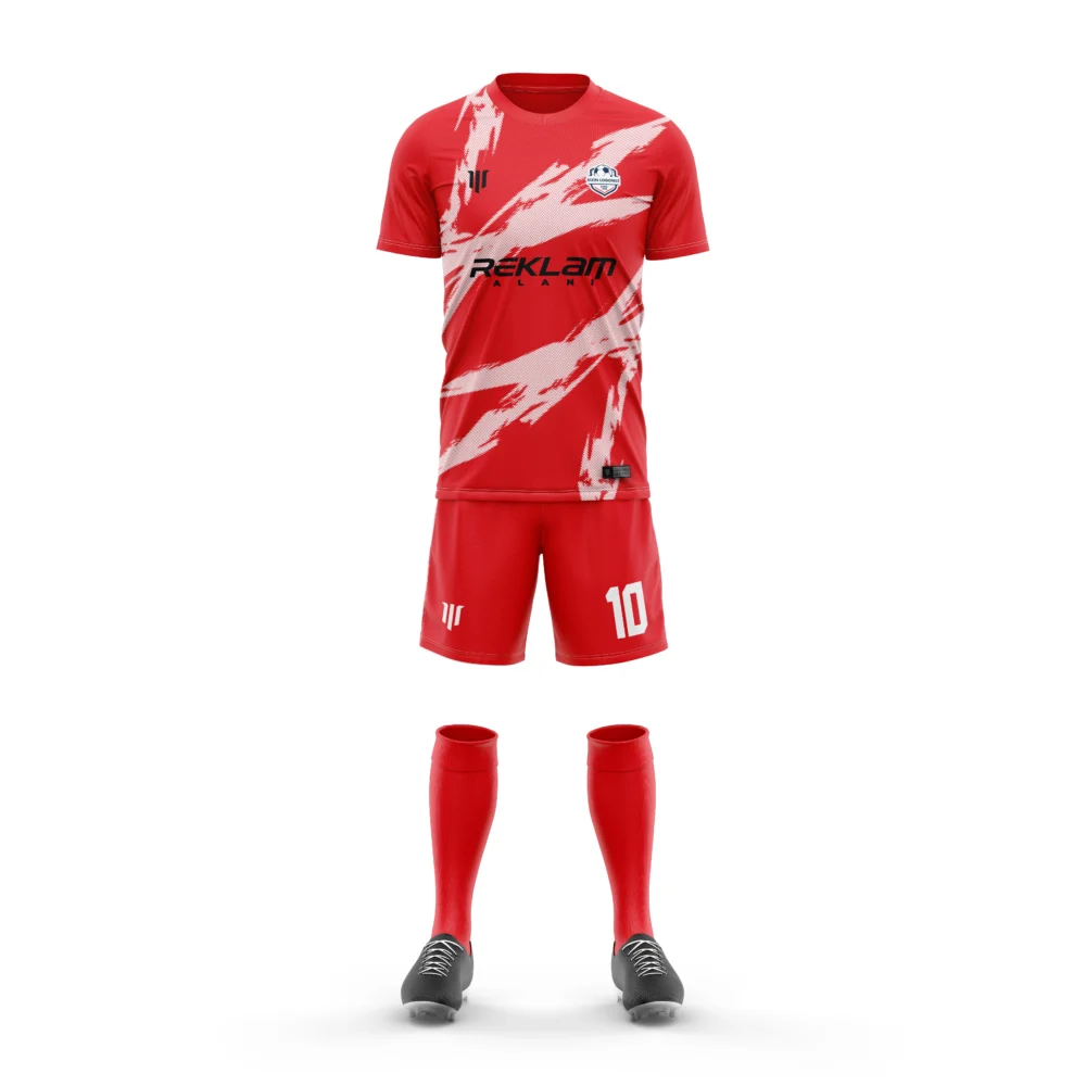 Marinspor Futbol Forma F035 Beyaz-Kırmızı