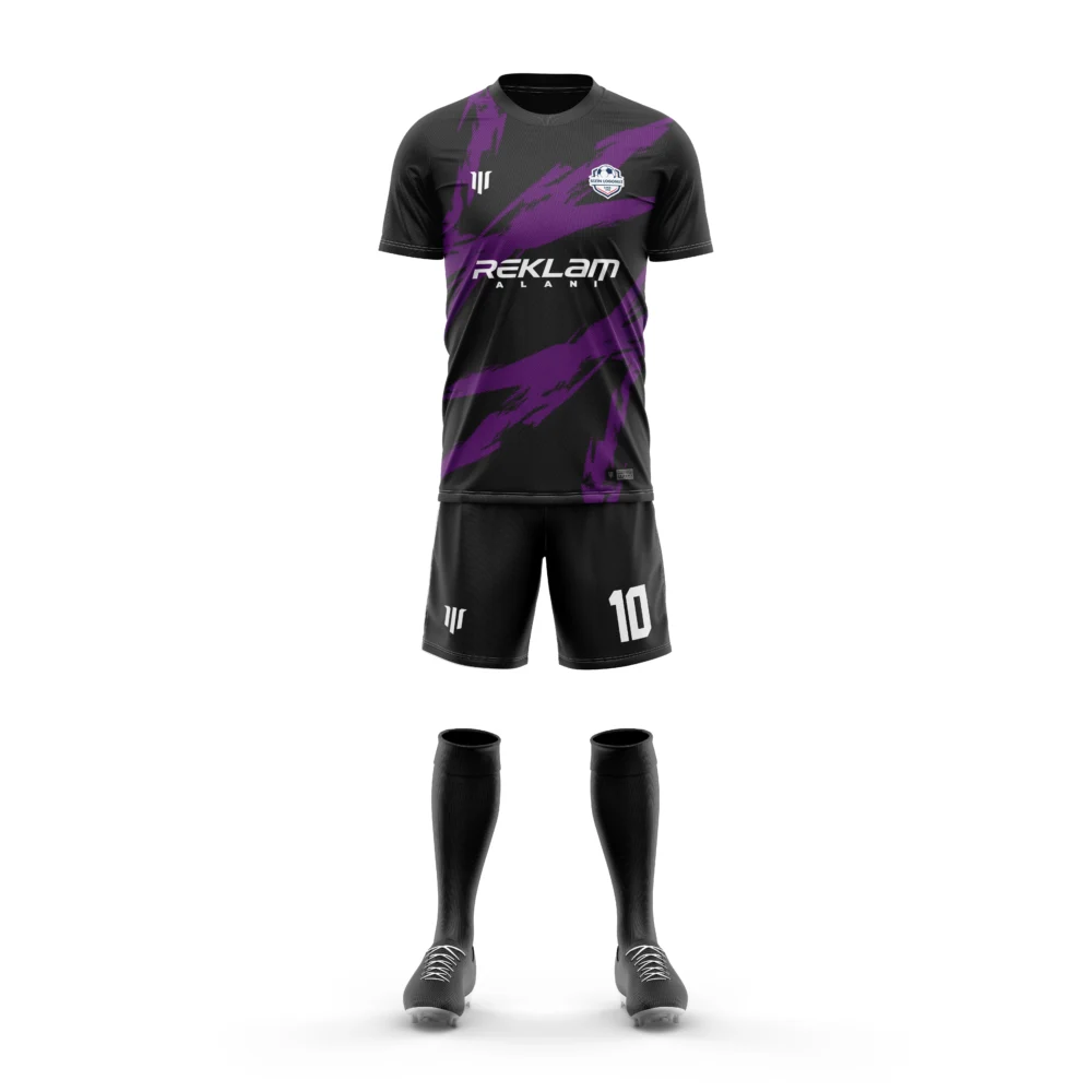 Marinspor Futbol Forma F035 Mor-Siyah