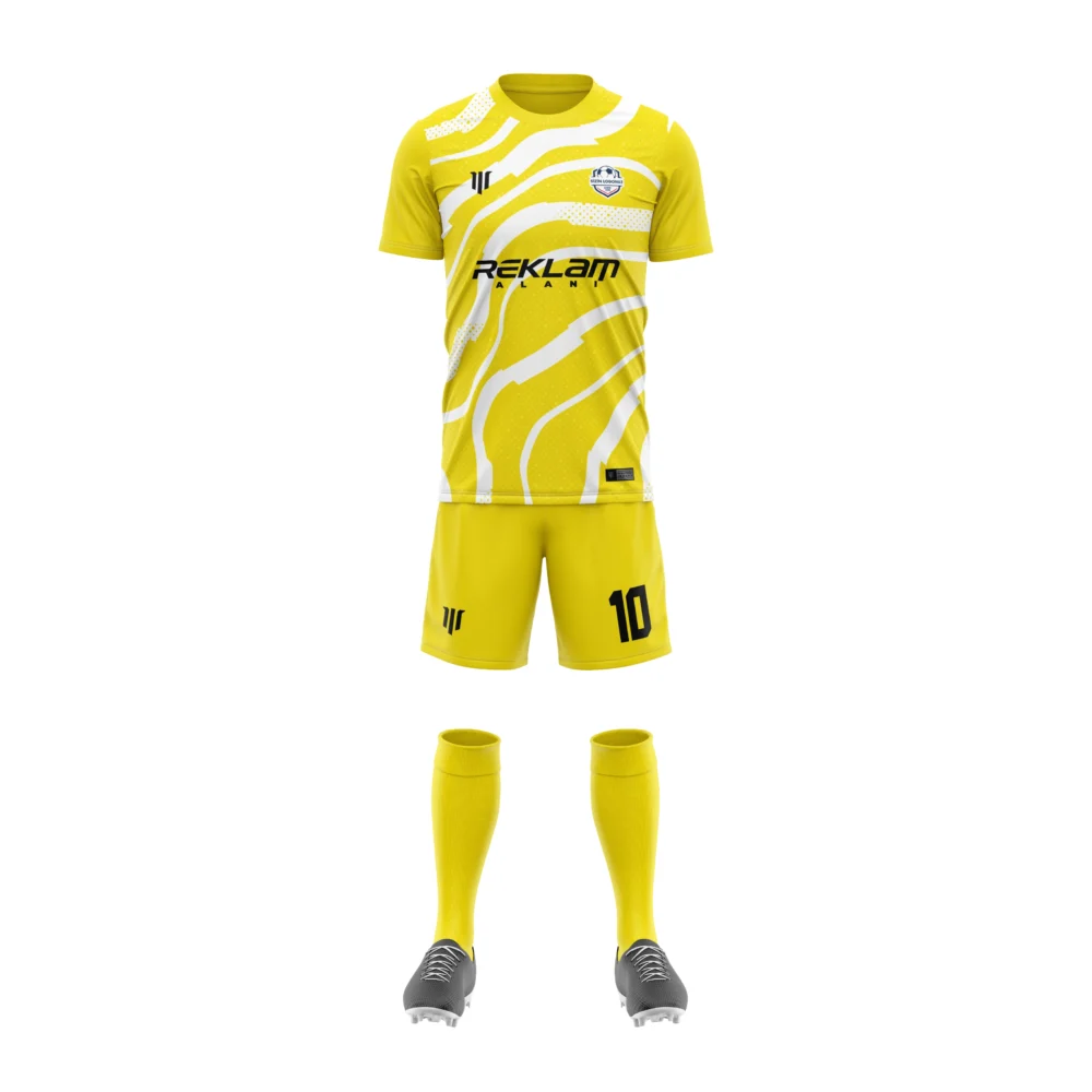 Marinspor Futbol Forma F036 Sarı-Beyaz