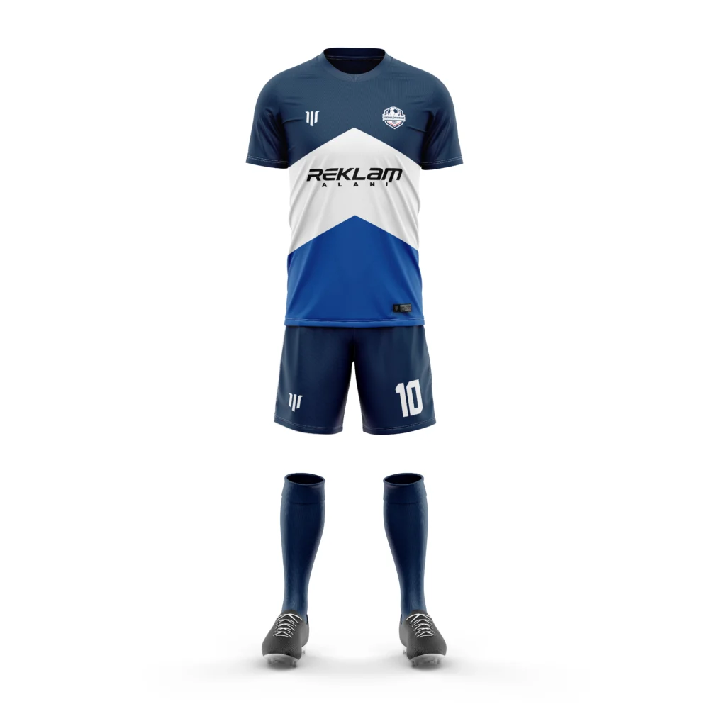 Marinspor Futbol Forma F038 Lacivert-Mavi-Beyaz
