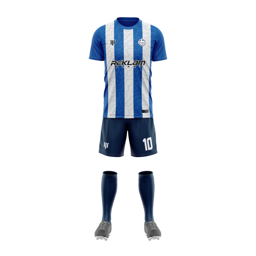 Marinspor Futbol Forma F041 Mavi-Beyaz
