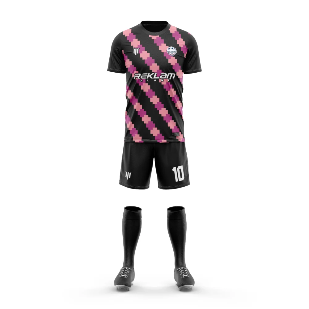 Marinspor Futbol Forma F045 Pembe-Siyah