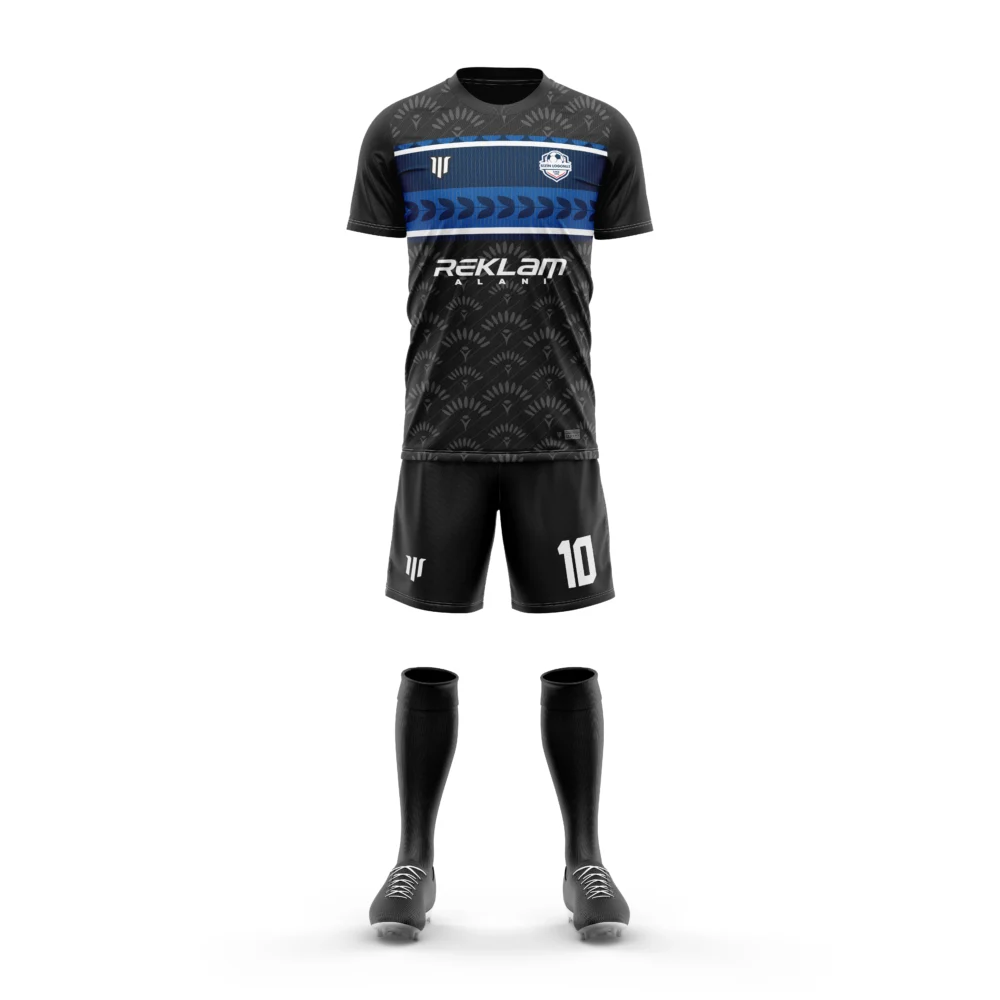 Marinspor Futbol Forma F047 Siyah-Lacivert-Mavi