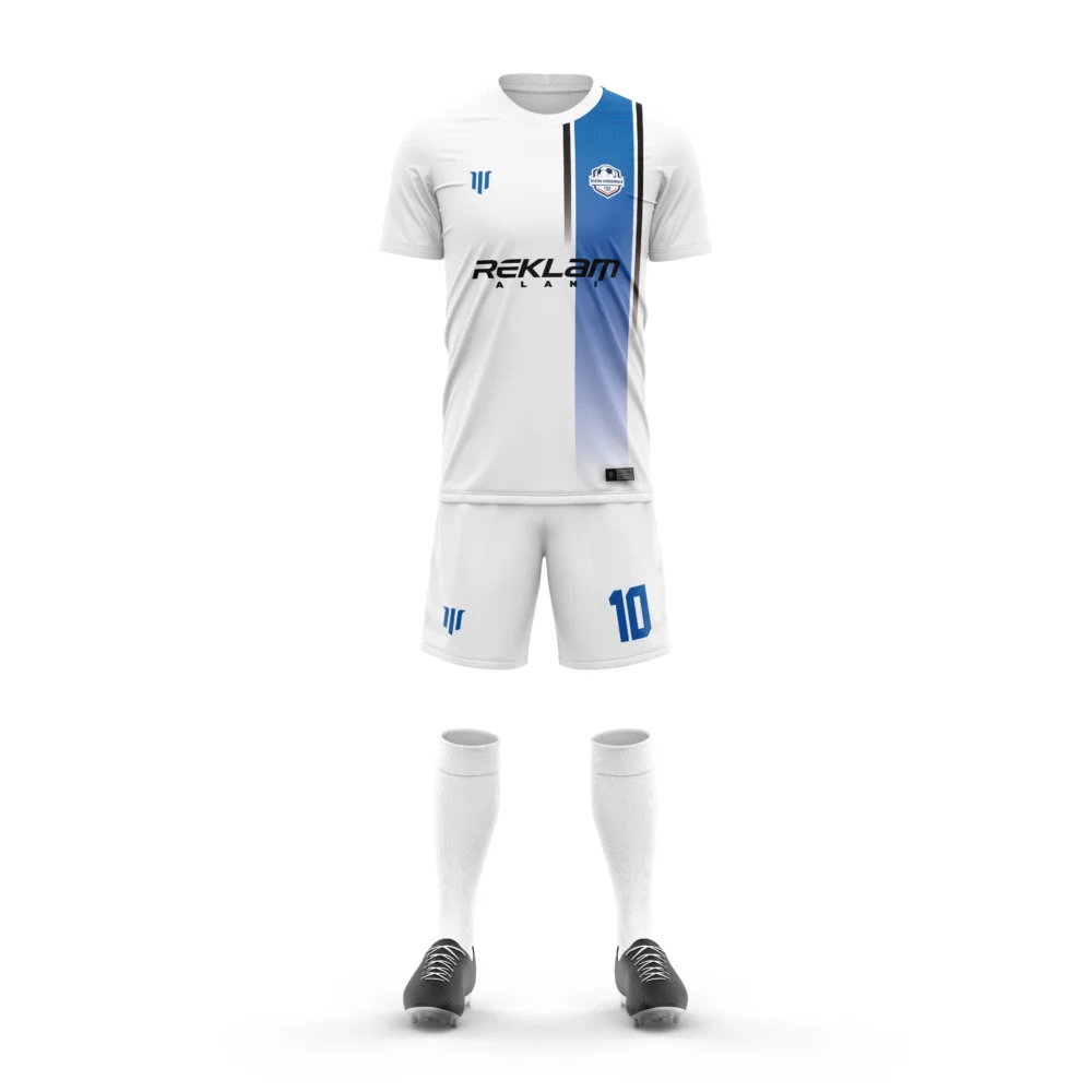 Marinspor Futbol Forma F049 Beyaz-Mavi-Siyah