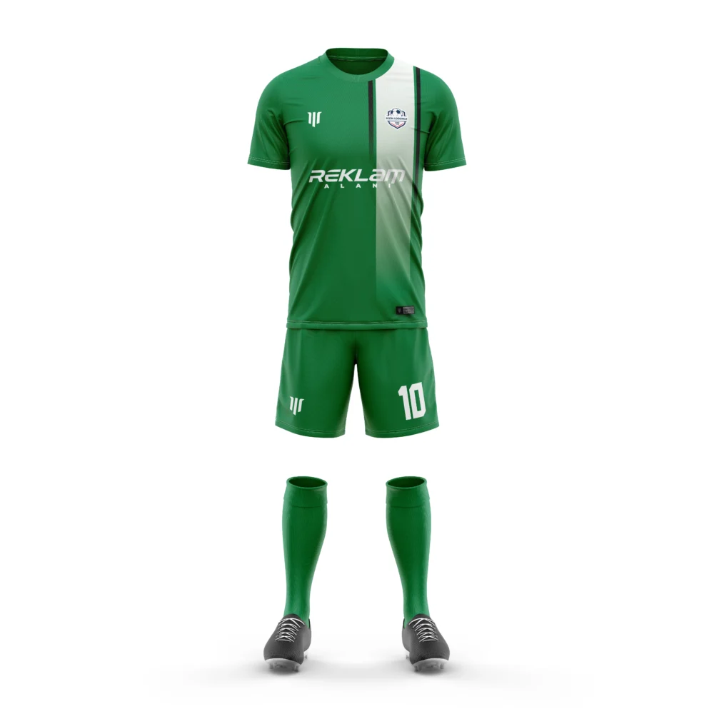 Marinspor Futbol Forma F049 Yeşil-Beyaz-Siyah